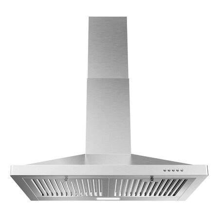 Streamline 30 in. Stadera Ducted Wall Mount 220 CFM Range Hood in Brushed Stainless Steel T-163-1-DT